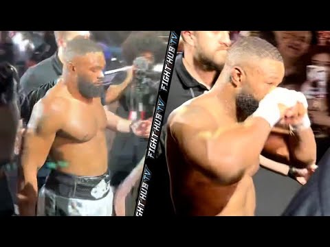 AN EMOTIONAL TYRON WOODLEY IMMEDIATELY AFTER JAKE PAUL KNOCKOUT! RUSHED TO DOCTORS BACKSTAGE