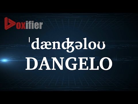 How to Pronunce Dangelo in English - Voxifier.com