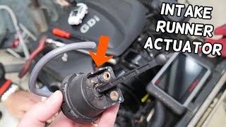 HYUNDAI SANTA FE INTAKE RUNNER ACTUATOR REPLACEMENT REMOVAL LOCATION
