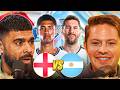 ENGLAND VS ARGENTINA WORLD CUP SEMI FINAL THE CLUB LIVE