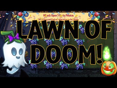 PvZ 2 - Pinata Party October 24, 2017 - Lawn Of Doom - Day 8