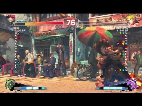 Fujino [Akuma] vs Playerjun52 [Ken] SSF4 Japanese Online Ranked Matches - TRUE HIGH-DEF