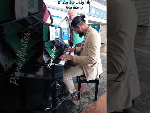 piano Master at Braunschweig Central Station Germany Europe Travel - YouTube