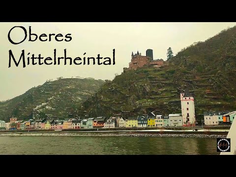 Oberes Mittelrheintal mit dem Schiff von Köln bis Rüdesheim