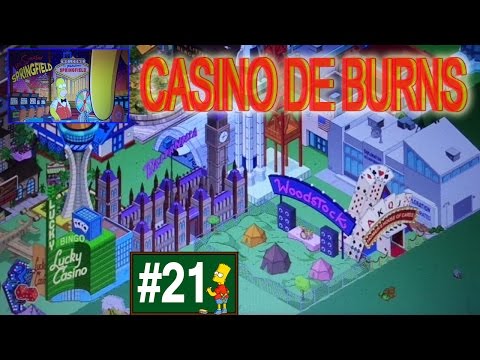 Los Simpson Springfield "Casino de Burns - Cap. 21 - El Castillo de naipes de Homer" por Tony
