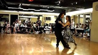 Milena Plebs y  David Palo at HK , performance 3, 21 May 2011 Welcome milonga