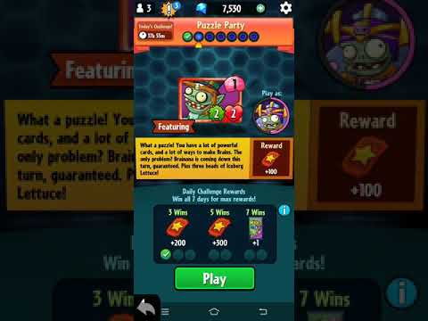 Plants Vs Zombies Heroes Puzzle Party Leprechaun Imp 17/10/2019