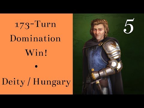 173-Turn Deity Domination Victory (Hungary) - Civ 6 Gathering Storm - Part 5 of 5 (Final)