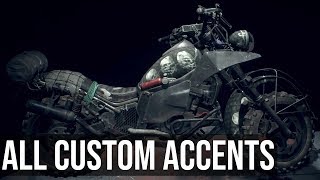 All Custom Accents Showcase (All Bike Skins) - Days Gone