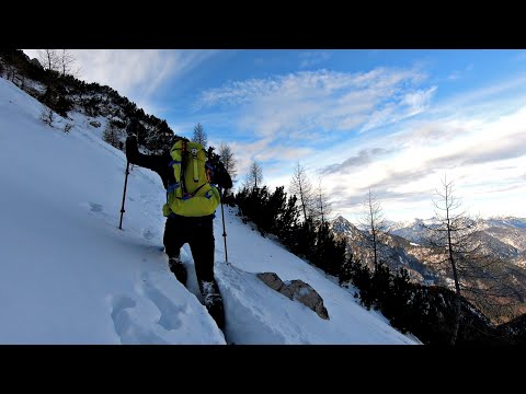 cima del Cacciatore invernale da Camporosso (sentiero del Pellegrino) - solo hiking - 26/11/2022