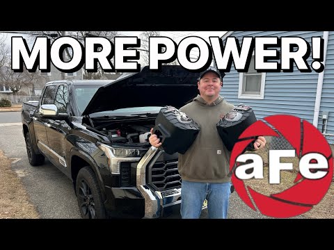 AFE POWER MOMENTUM GT Intake Installation On My 2024 Toyota Tundra 1794 Edition!