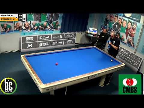 Czech  3-cushion D2 - 3rd round Václav Dvořáček v Bohumil Polášek