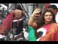 Hottie Mahima Choudhary In String Choli And Saree At Dahi Handi Function