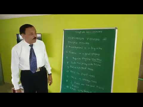 Common nouns and Proper nouns