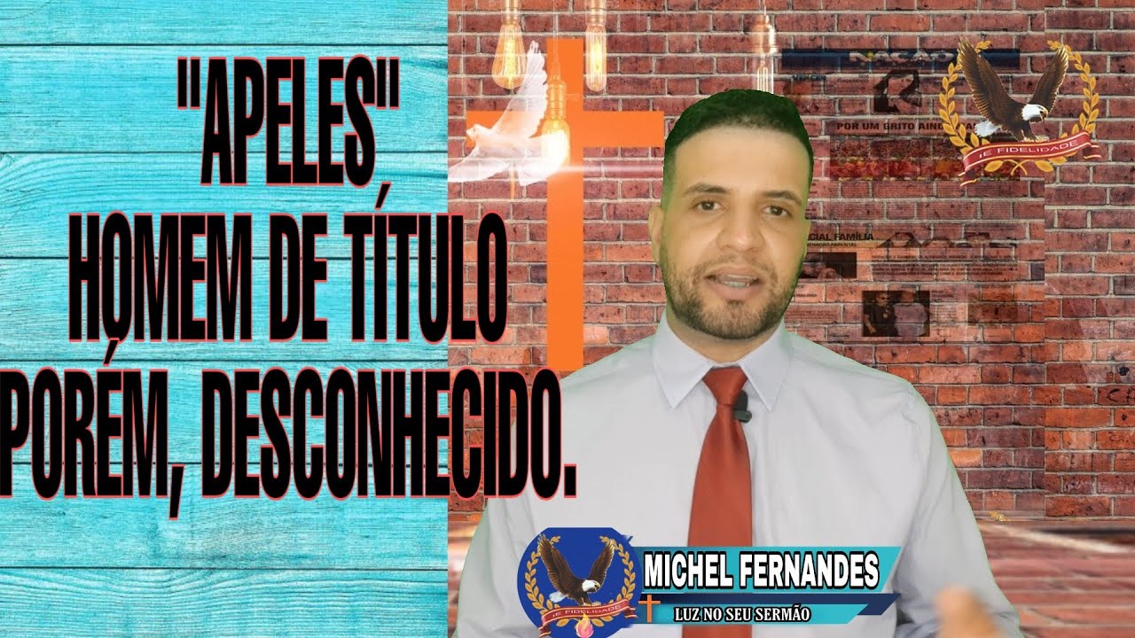 "APELES", HOMEM DE TÍTULO,  PORÉM DESCONHECIDO! #Personagens  #Anônimos da #BÍBLIA