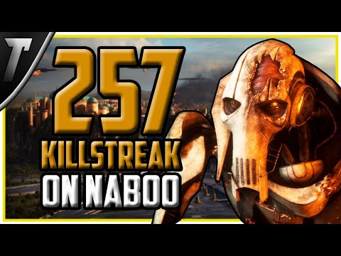 Star Wars Battlefront 2 General Grievous 257 Killstreak (Naboo)