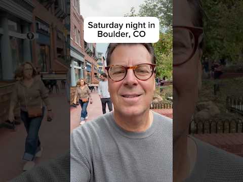 Enjoying a night out in Boulder, CO with my son Kevin, his fiancee Madison and good friend Wil.