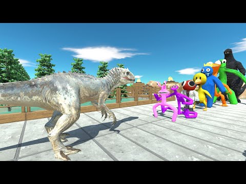Indominus Rex PYRAMID DEATH RUN - Animal Revolt Battle Simulator