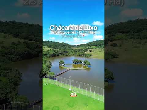 Chácara de Luxo em Itauçu-GO à venda - 2.5 Alqueires (12.10 Ha) #fazendaavenda #agro