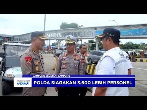 POLDA LAMPUNG TINJAU PELABUHAN BAKAUHENI JELANG NATARU
