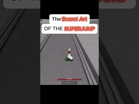 The secret art of superjump in roblox the strongest battlegrounds #roblox #strongestbattelgrounds