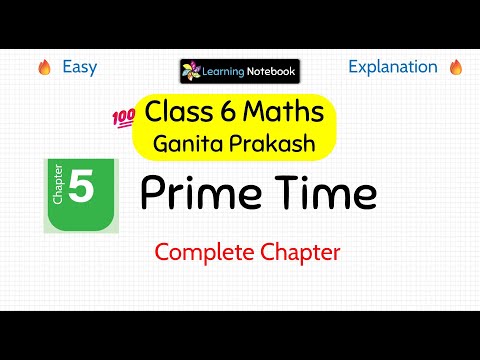 Class 6 Prime Time - Class 6 Maths Ganita Prakash chapter 5