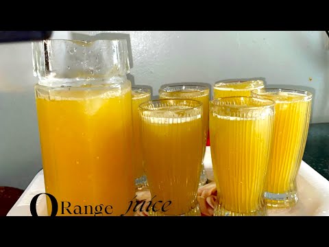 Simple orange juice you can make 🍊| Sudanese recipes