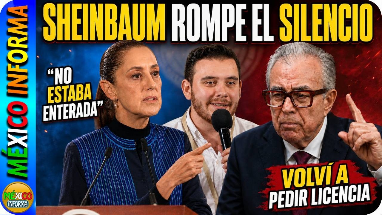 SHEINBAUM ROMPE EL SILENCIO SOBRE ROCHA MOYA. "NO ESTABA ENTERADA" ASÍ RESPONDIÓ A LAS PREGUNTAS.