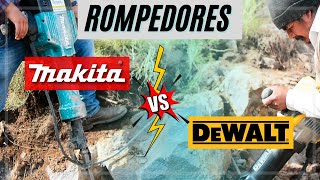 Demoledor MAKITA vs DEWALT y tú ¿Cual prefieres | Maquinco