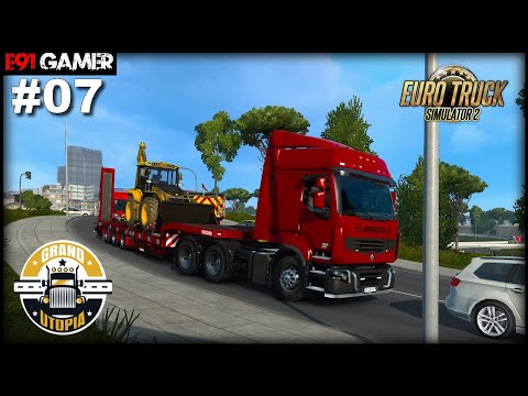 ETS 2: Mapa Grand Utopia | #07 Renault Premium: Grandville - Gérardmer
