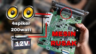 pemula bisa ngakali tape audio mobil rusak