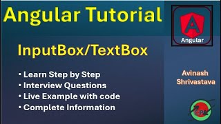 Input box in angular | textbox |  type='text' | input | CodeProgramming  |Avinash