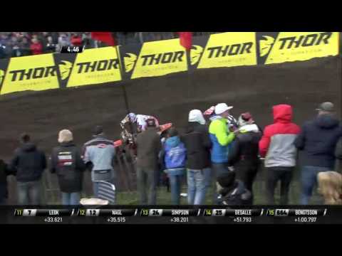 MXGP of Europe Jeffrey Herlings passes Evgeny Bobryshev #Motocross