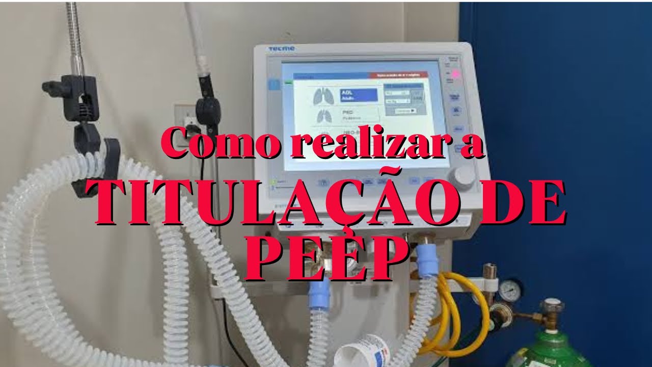 COMO REALIZAR A TITULAÇÃO DE PEEP (método wevent) #ventilacaomecanica #uti #fisioterapia