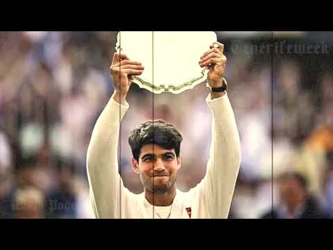 🎾💥 ¡Alcaraz sonríe tras perder Wimbledon y sorprende! #editorial #tenis