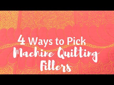 Tips for Machine Quilting Fillers around Feathers: Free-Motion Challenge Quilting Along