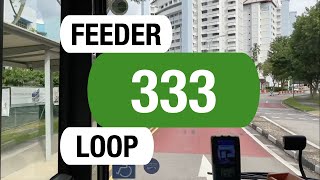 Tower Transit Feeder 333 | Bus Service Route Visual