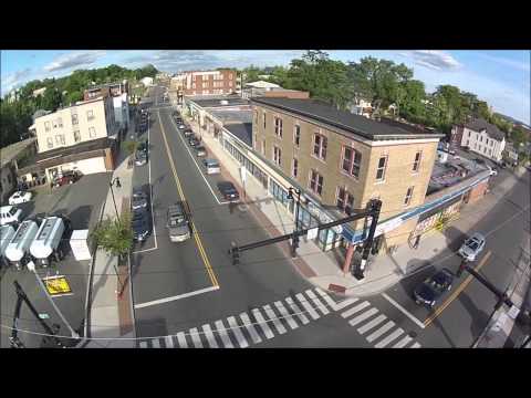 Little Poland. New Britain CT Broad ST From The Air