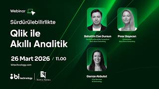 Webinar I Sürdürülebilirlikte Qlik ile Akıllı Analitik