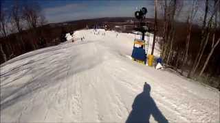 preview picture of video 'Snowboarding at Winterplace, WV with my GoPro in HD. Run 9 on February 10, 2013'