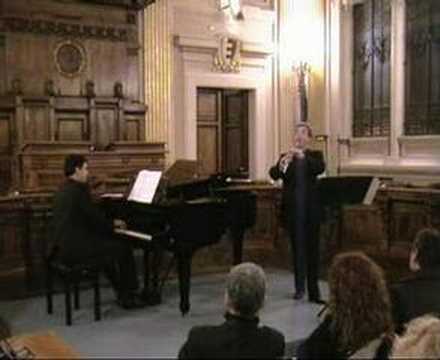 Horovitz Sonatina, II mov - Sergio Bosi clarinet