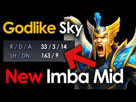 Skywrath Mage Mid — 33 Kills Full Match Domination | Patch 7.39e