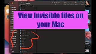 How to view hidden files on your Mac
