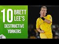Brett Lee S Top 10 Destructive Yorkers Of His Career