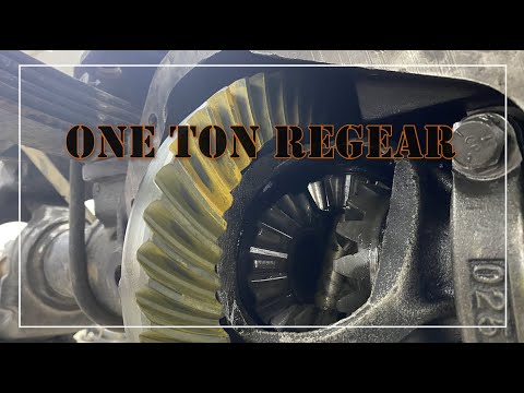 1 Ton Axle Regear - Part 2.  Dana 60 upgrade with 5.38 gears and Spartan Locker. #UintaGarage #1ton