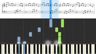 Bluestone Alley by Congfei Wei [Synthesia] partituras y notas basicas