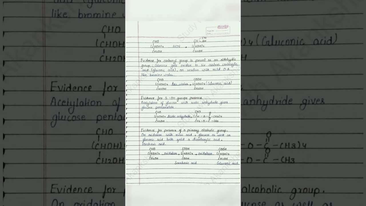 Class 12 chemistry | Biomolecules notes | Handwritten notes | NCERT | CBSE | JEE | NEET | board exam