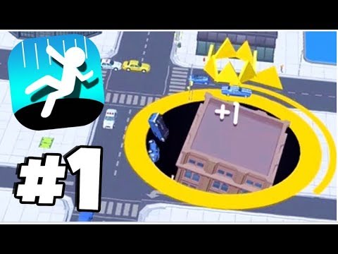 HOLE.İO DEV KARA DELİK OLUP ŞEHİRİ YUTTUM / HOLE.İO #WORLD HOLE.İO NUMBER ONE noob & pro