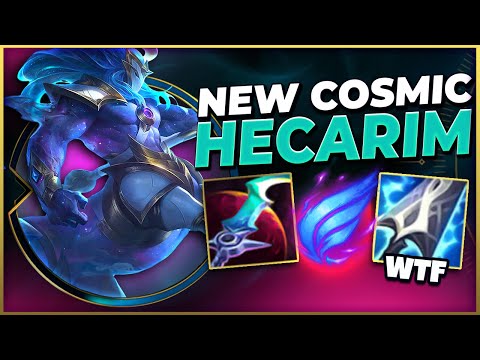 *NEW SKIN* BLUE HECARIM BUILD MAKES HIM MIDLANE'S MOST OP ASSASSIN!- League of Legends
