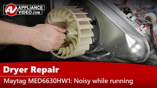 Maytag Dryer Repair: Noisy While Running, Damaged Blower Wheel